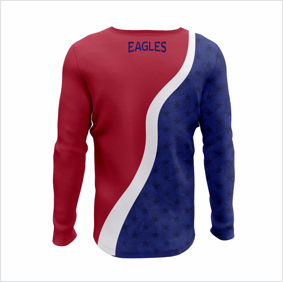 American University Performance Long Sleeve – Patriotic Edition